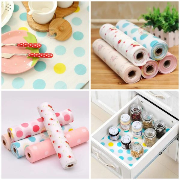 Kitchen Polka Foamic Sheet (45x150cm) (random Design) 1 Roll