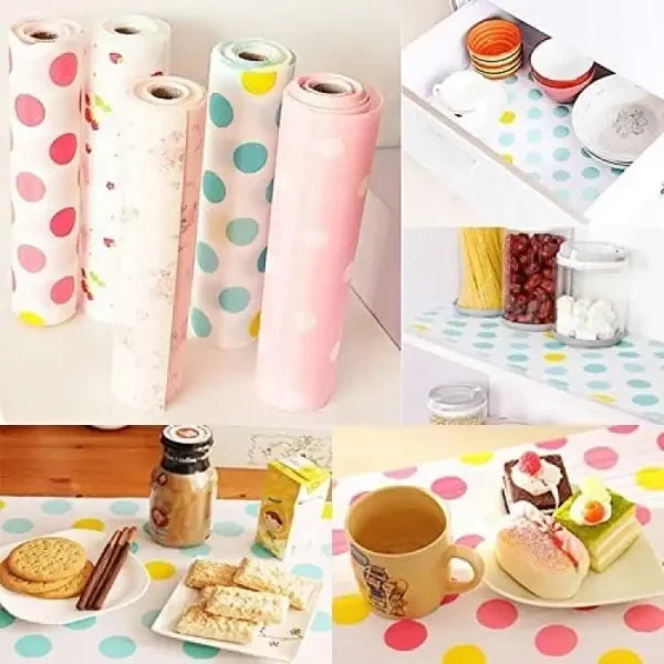 Kitchen Polka Foamic Sheet (45x150cm) (random Design) 1 Roll