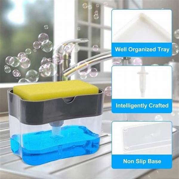 Soap Dispenser Soap Pump With Sponge