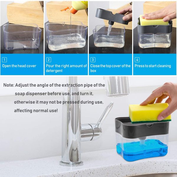 Soap Dispenser Soap Pump With Sponge