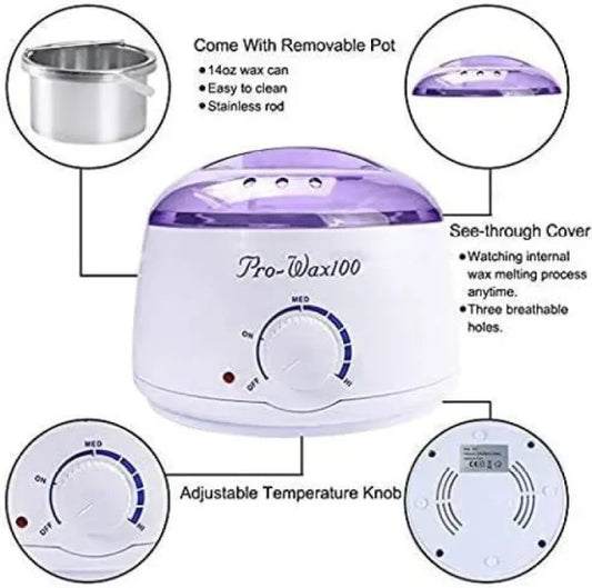 Hot Wax Machine & Spatula Wax Warmer Machine